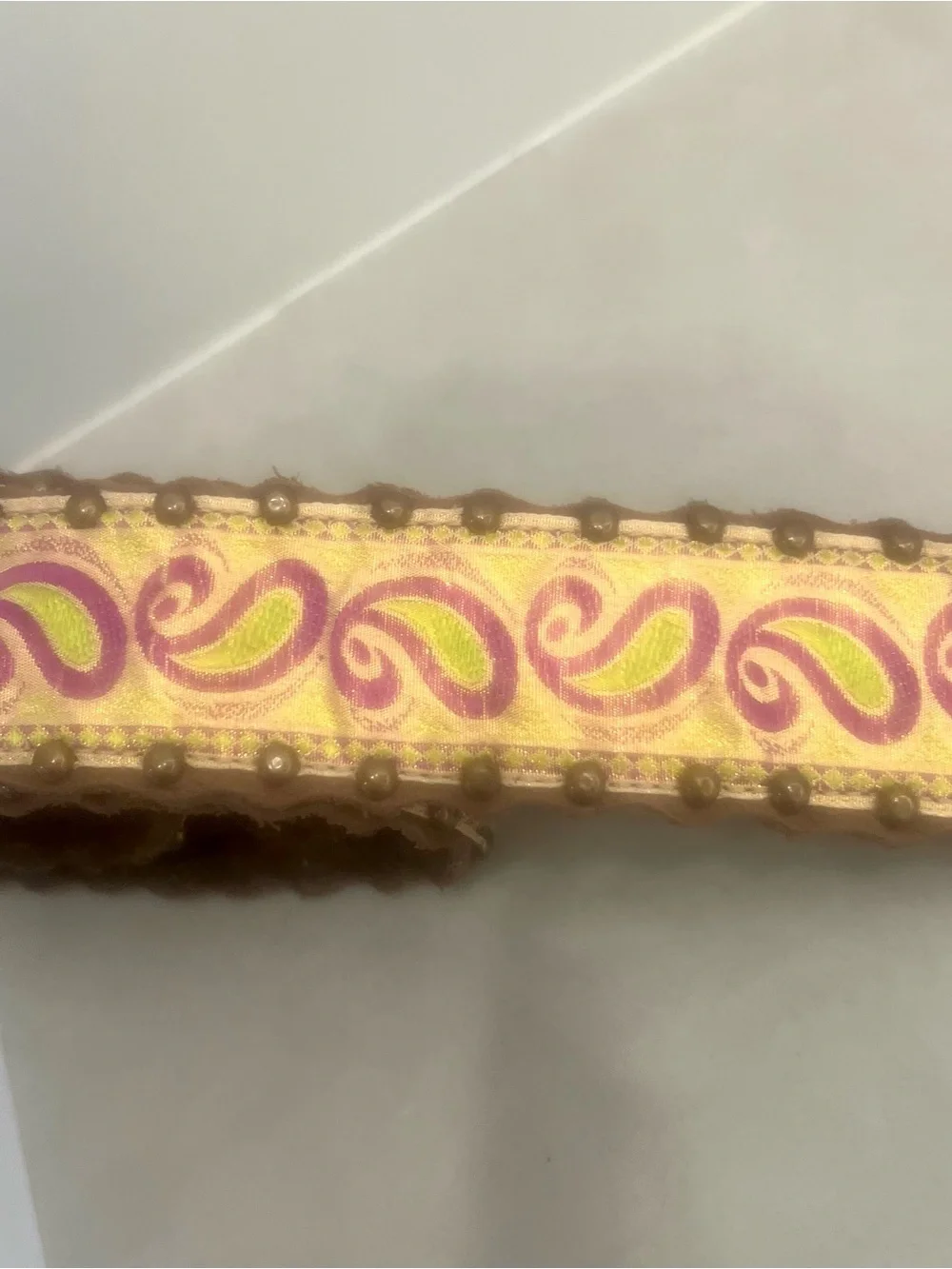 Leather Rock:  Embellished Genuine Leather Studded Belt-NO FLAWS